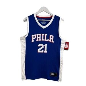 NBA‎ Men's TX3 Cool Philadelphia 76ers Joel Embiid Jersey Size L NBA Jersey